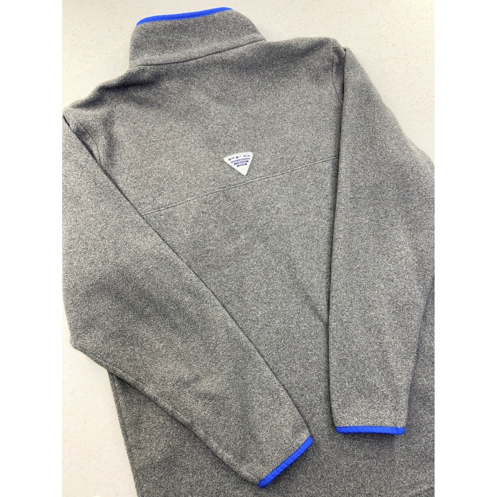 Columbia PFG Kentucky Wildcats Fleece Pullover Mens‎ Medium Grey Blue XM2785 - Picture 11 of 13